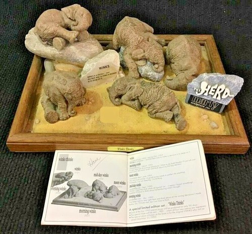 The herd elephant winks - the,