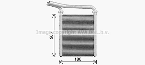 Heater radiator matrix - heater,