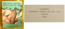 TA Coward and Enid Blyton -Birds of the Wayside and Woodland - 1/1 - 1936 & D/J