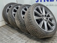 Genuine 17 Inch SKODA FABIA Alloy Wheels & Bridgestone Tyres 5JJ601025 5x100 