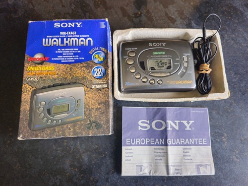 Sony fx463 walkman boxed - sony, wm-fx463
