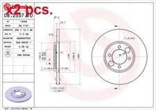 X2 PCS REAR BRAKE DISC ROTOS