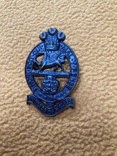 Princess of Wales Royal Regiment Officers Cap Badge PWRR 2nd bronze one  
