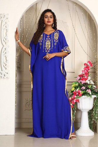 Blue embroidery takchita - blue,