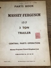 Massey Ferguson Parts Book