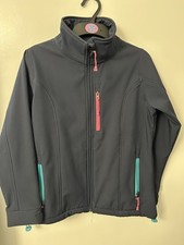 Rydale - Ry Equestrian Softshell Jacket - Navy/Pink/Aqua - Size XS - VGC