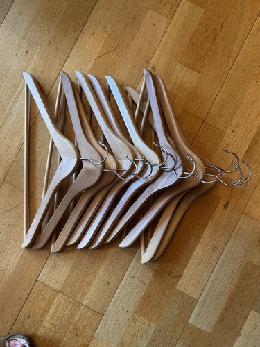 Ikea wooden clothes hangers - ikea,