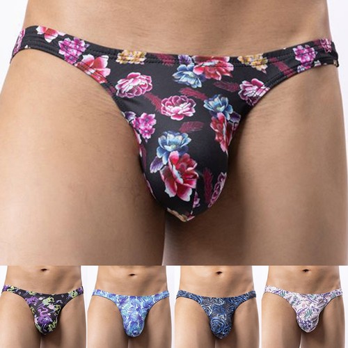 Men low rise printed thong - rise,