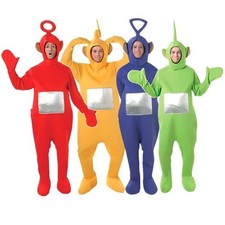 ADULT Teletubbies Costume Halloween Cosplay Carnivail Outfits cartoon bodysuit