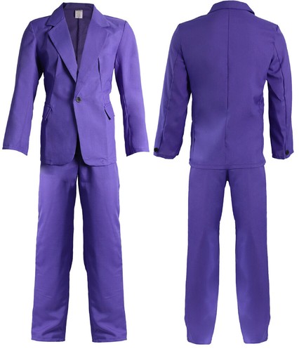 Purple suit joking - suit, clown