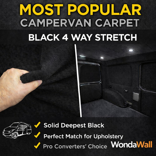 Black way stretch campervan - black,