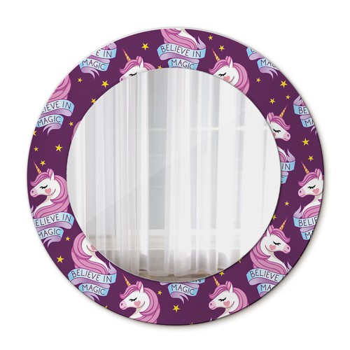 Luxurious round mirror with - luxurious,