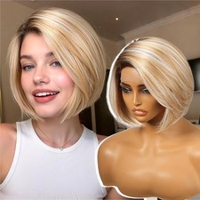 Ombre Ash Beige Blonde Bob