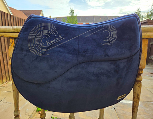 Equitex navy suede saddle - equitex,