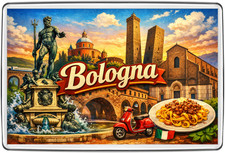 Bologna Italy Skyline Neptune