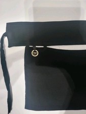 Brand New Saudi Niqab Veil Short Black Soft Breathable material SOFT HEADBAND 