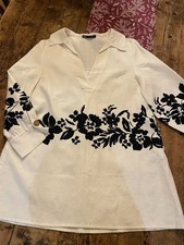 Zara Small (10-12)White Linen