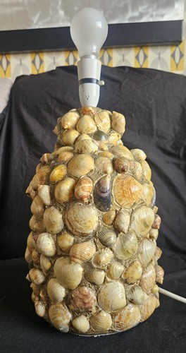 Large vintage shell encrusted
