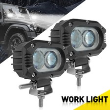 2x LED Work Light Bar Flood