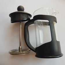 Pyrex Coffee French Press glass black handle plunger cafetiere 2 cup size