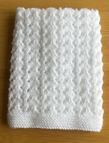 Hand knitted white - hand,