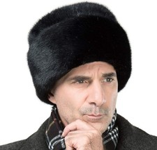 Faux Mink Fur Cossack Hat