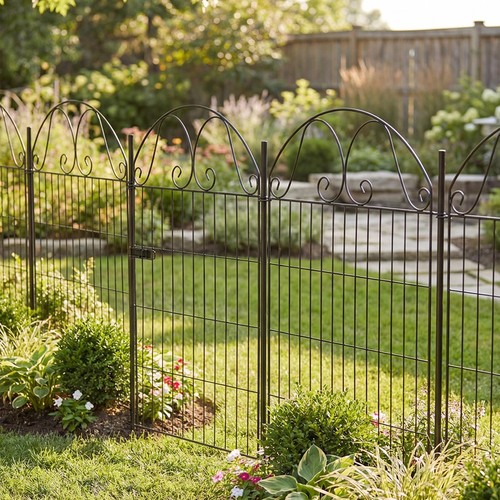 Garden fences metal - 10, fence