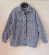 Zara Blue  Cord shacket size XS Shirt Overshirt Shacket Jacket Womens