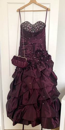 Morilee purple strapless - morilee,