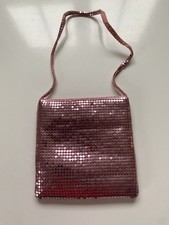 Pink Chainmail Evening Bag