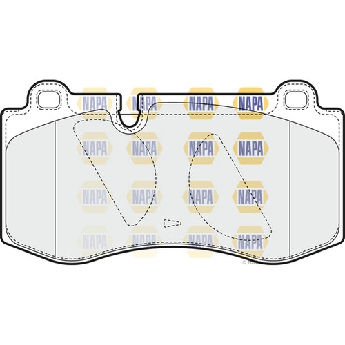 Brake pads set for - brake, mercedes