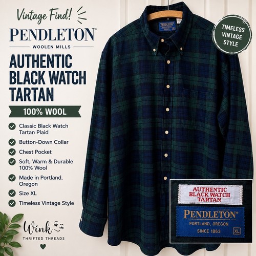 Pendleton mens black watch - pendleton,