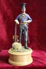 Painted figure of 17th Lancer, Balaclava 1854 in 120 mm scale.