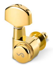 Schaller M6 PIN Rear Locking tuners/machine heads, 3x3 Gold 10030523.02.52