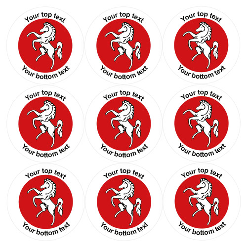 144 personalised flag kent - 144,