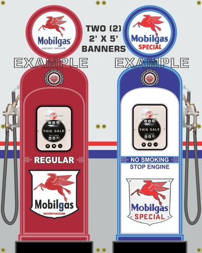 Mobil gas pump - gas,