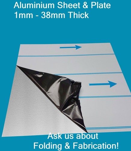 Aluminium sheet flat - flat, 1mm