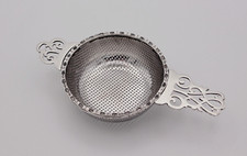 Sterling Silver Tea Strainer J