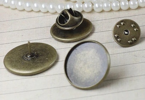 12mm cabochon brooch - cabochon,