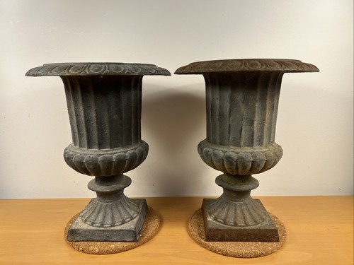 Antique cast iron pair - cast, of