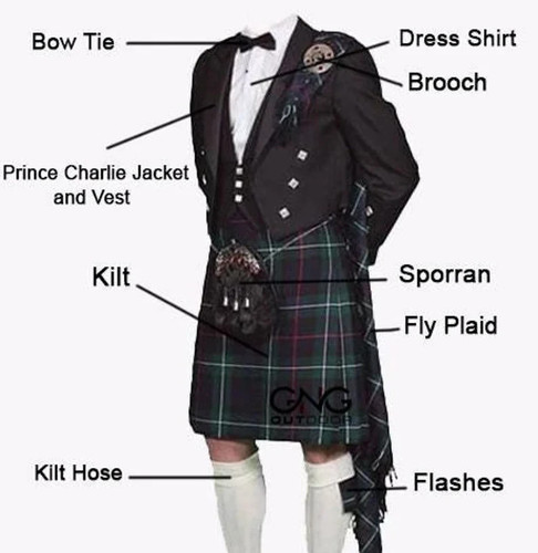 Scottish men wedding kilt - scottish,