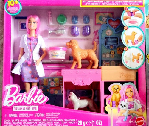Barbie veterinary clinic set - barbie,