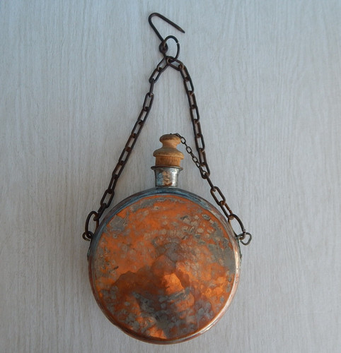 Vintage islamic water bottle - water,