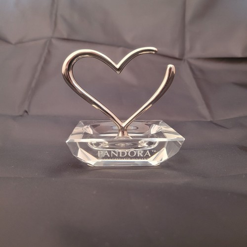 Pandora crystal silver tone - &,