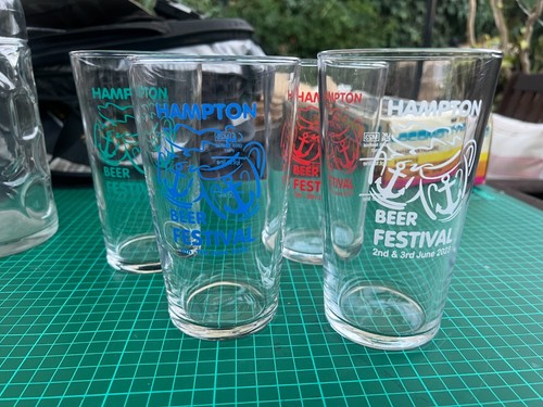 Hampton beer festival glass - hampton, x