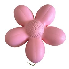 Vintage Ikea Smila Blomma Pink Flower Wall Light Lamp Green Cable Floral Girls