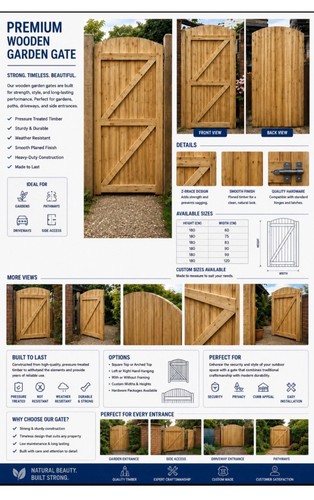 Premium wooden garden - premium,