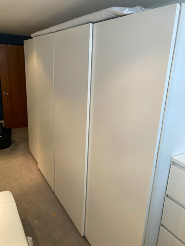 Ikea pax white door - 4-door, sliding