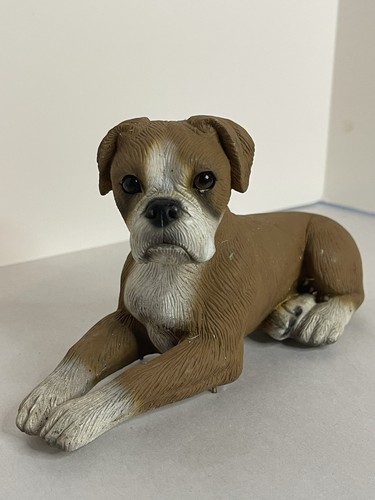 Memorial figure dog boxer ears - memorial,