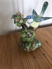 J.T. Jones Crown Staffordshire adorable "Tomtit" bird figurine.